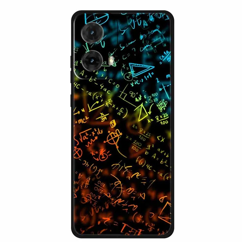 Colorful Painted Cat TPU Soft Silicone Phone Back Cover - Cute Design