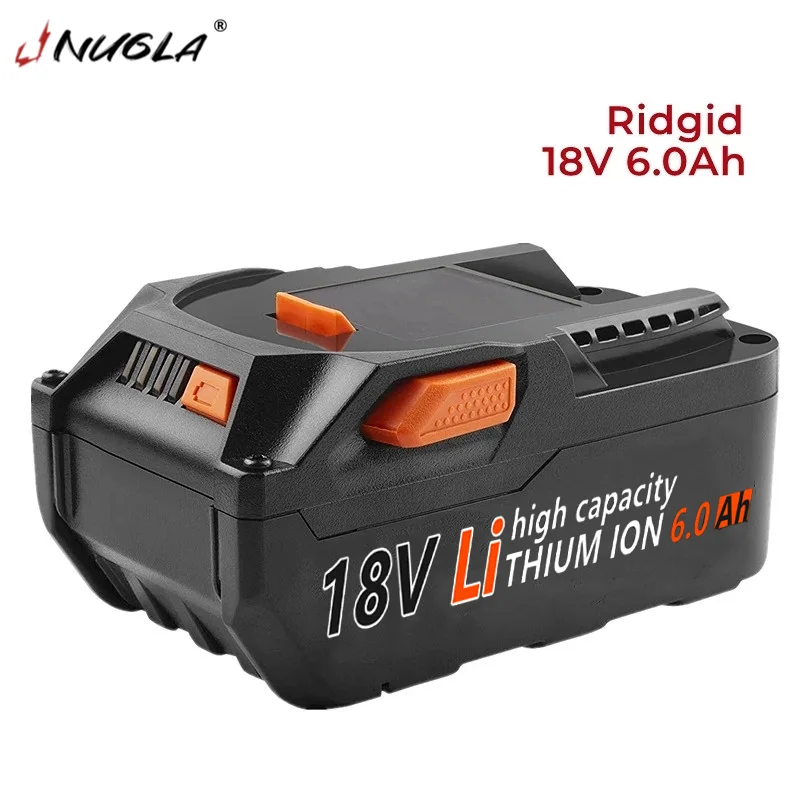 3rd Generation Lithium 6.0Ah 18V Replacement Battery for Ridgid 18V
