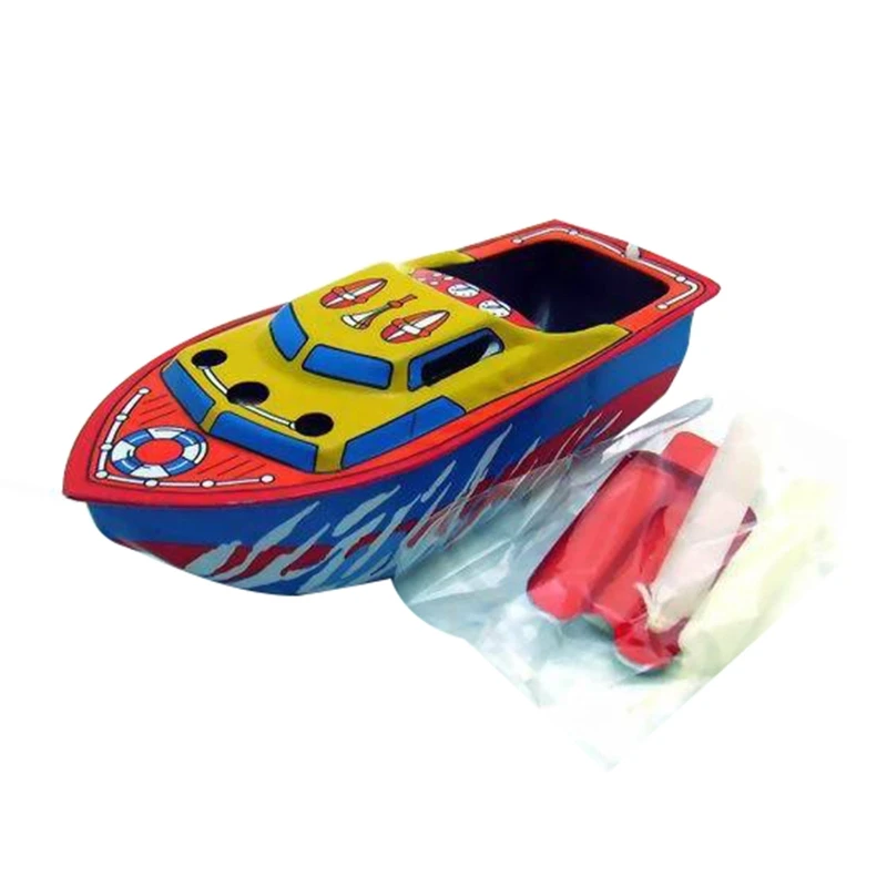

Powered Steam Boat Collectible Tin Scientific Educational Retro Boat