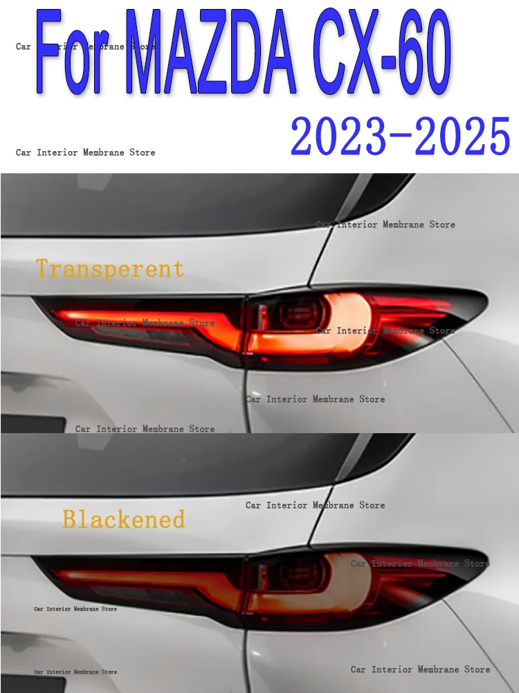 マツダ CX60 CX-60 2022 2025 車外装ヘッドライト傷防止フロントランプ