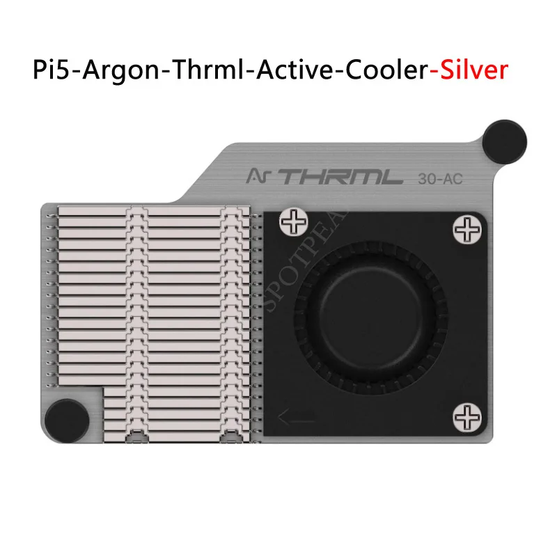 Raspberry Pi 5 Active Cooler Argon Thrml Pi5 30mm Fan Metal Heatsink Radiator