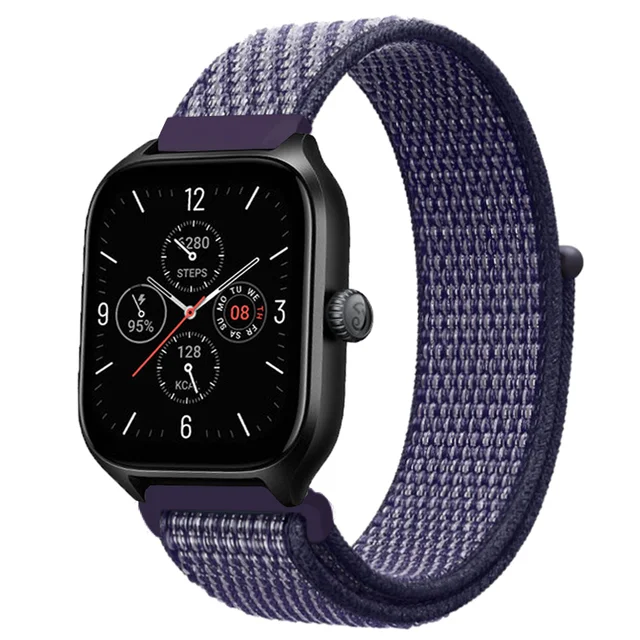 Versatile Nylon Loop Strap – 20mm/22mm Sport Band in Multiple Colors