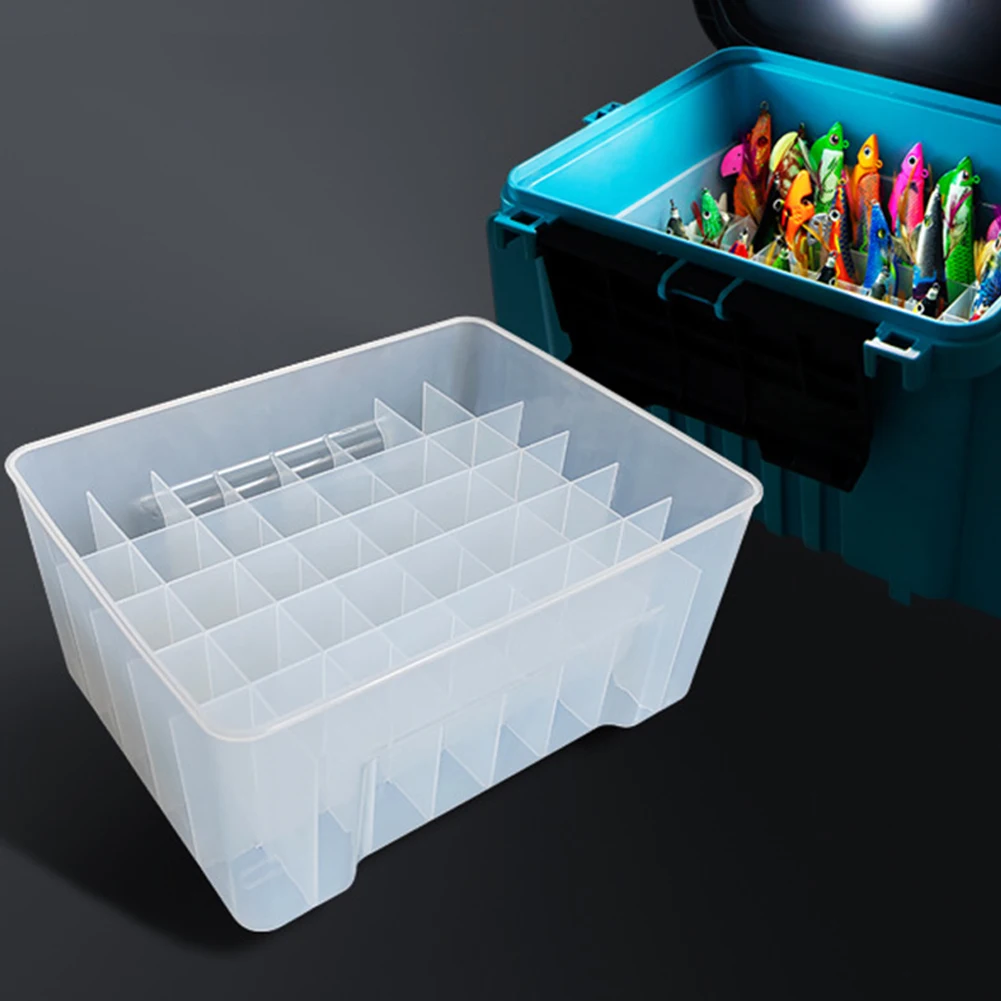 Description Picture 2 of itemFishing Box 40 Grid Plastic Fishing Tackle Box Octopus Egi Storage Organizer Box Squid Jig Hard Lure Tool Case Fishing Lined Box