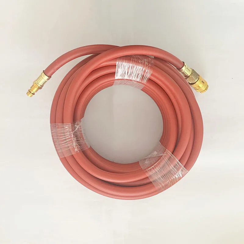 Air Rubber Hose 12M with 1/4'' European Type EU Male and Female Quick Connector Air Compressor Tools 13X8mm Pneumatic Hose Tube pneumatic air hose