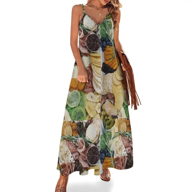O Vestido Que Combina Elegância e Conforto: Cheese Board Sleeveless Dress O Vestido Que Combina Elegância e Conforto: Cheese Board Sleeveless Dress