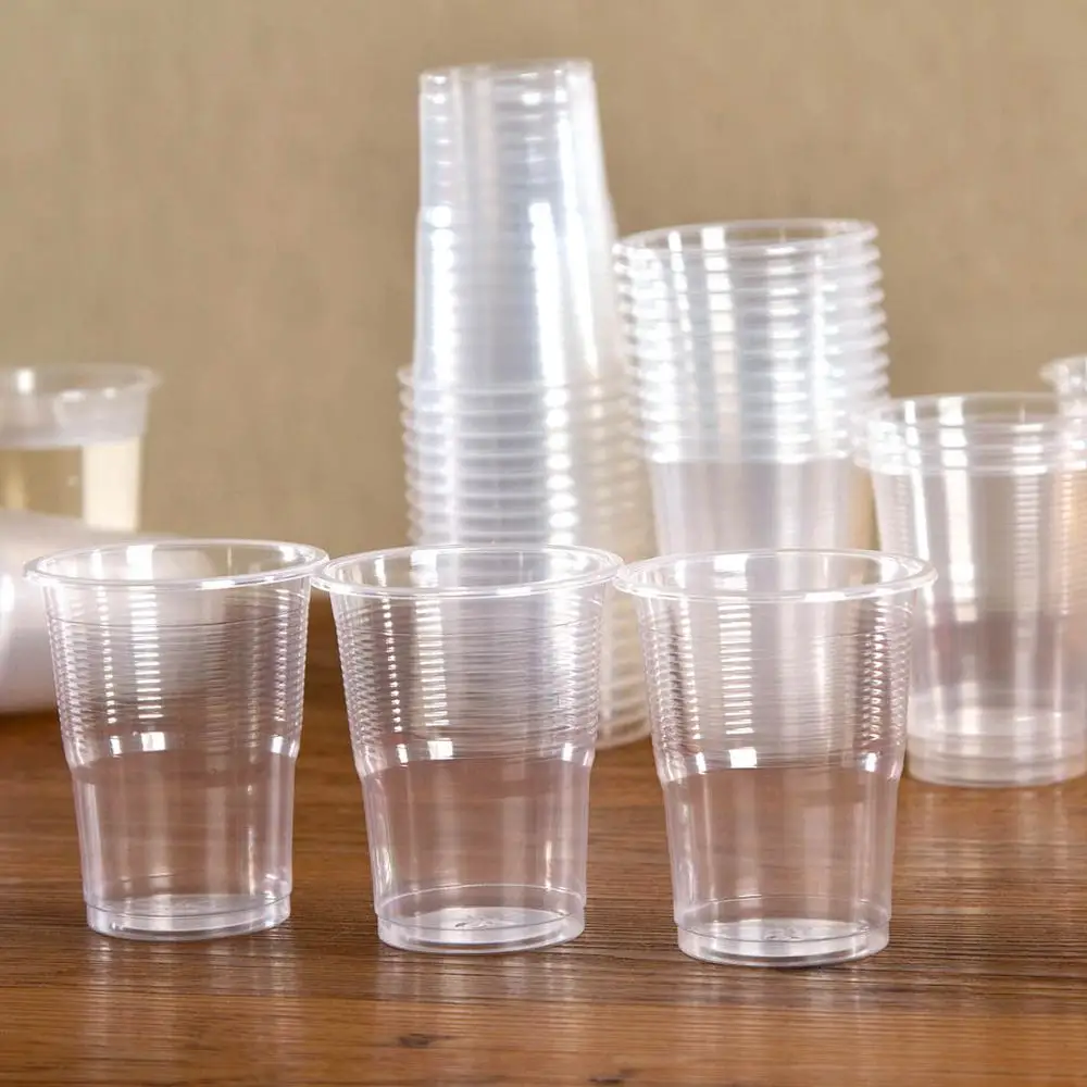 Verduisteren krom hoofdstad 50 Stuks Clear Plastic Wegwerp Cups Party Shot Bril Jelly Ijs Bekers Wijn  Koffie Cup Verjaardag Tuimelaars| | - AliExpress