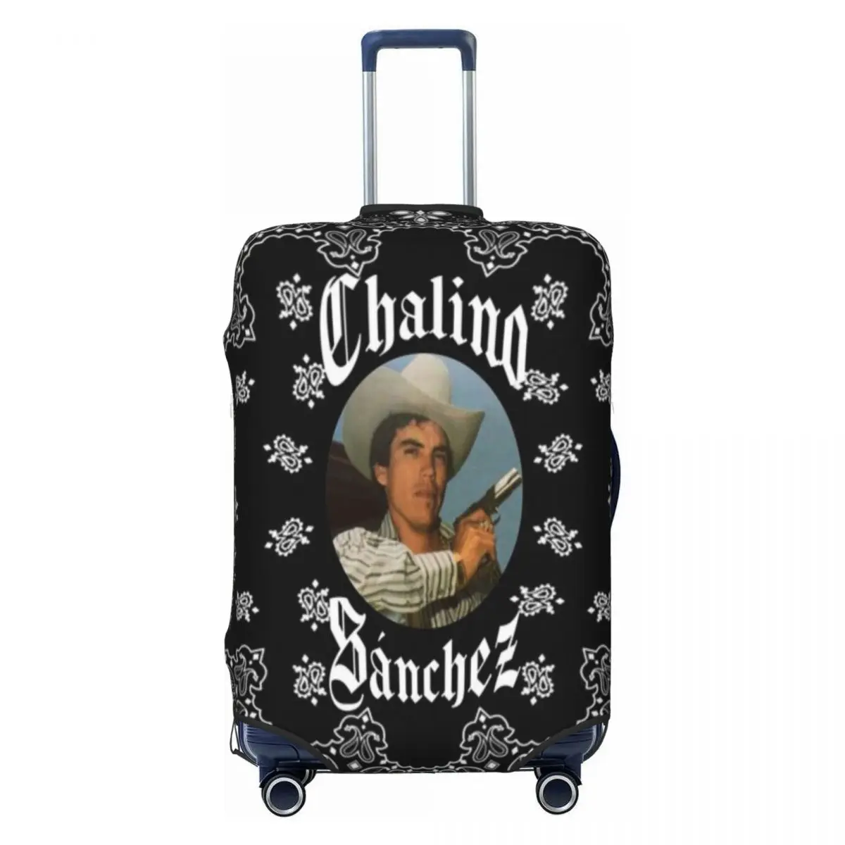 

Чехол для чемодана с изображением короля корридоа чалино снечеса