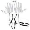 5V USB Heated Gloves Pad 5 Finger Type Electric Gloves Heating Film Pads Rechargeable Hand Heater 1