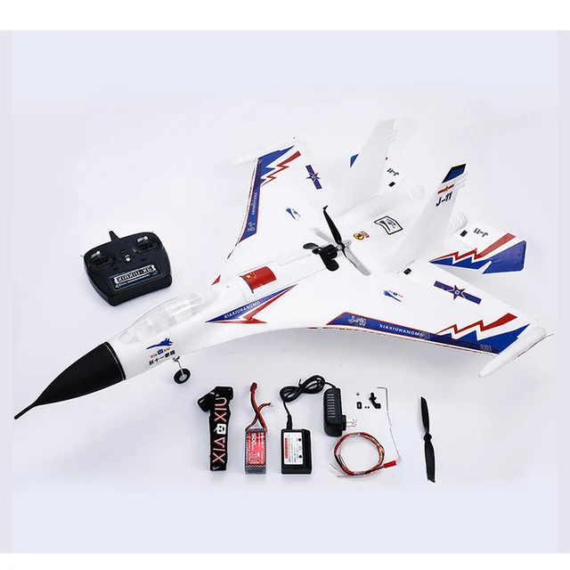 J11 2000m RC Foam Plane with GPS 2.4G 6Ch Remote Control Glider Fighter