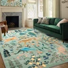 Animal Living Room Carpet Jungle Tiger Large Area Bedroom Plush Rugs Machine Washable Non-slip Coffee Table Mats Ковер Tapis 러그 1