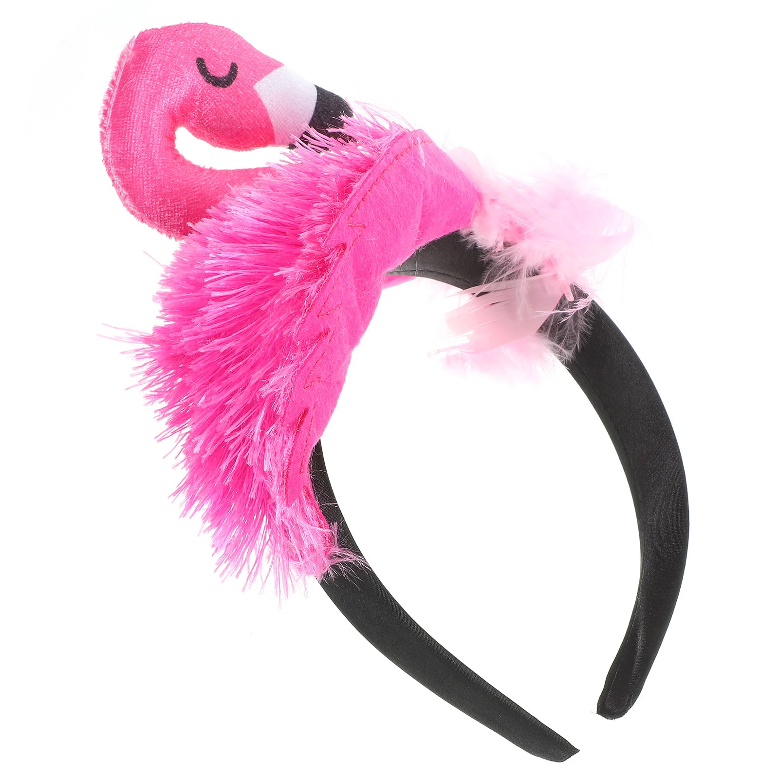 

1Pc Headband Party Decorative Hair Flamingo Hair Accessories (Pink)