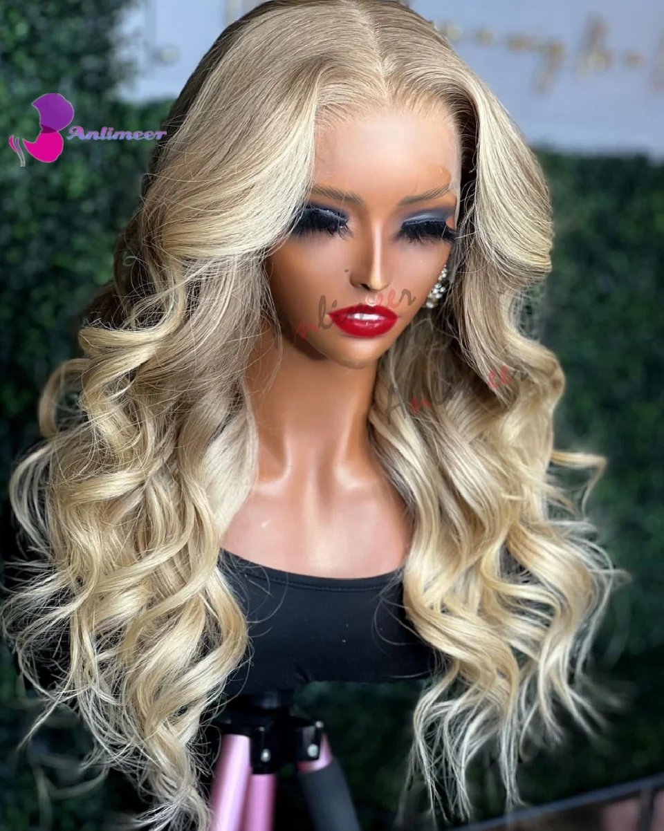 Ombre Brown 613 Colored Lace Front Wig Human Hair Glueless Wig Band Body  Wave Human Hair Wig Ash Blonde Lace Front Wig Human Hai - AliExpress
