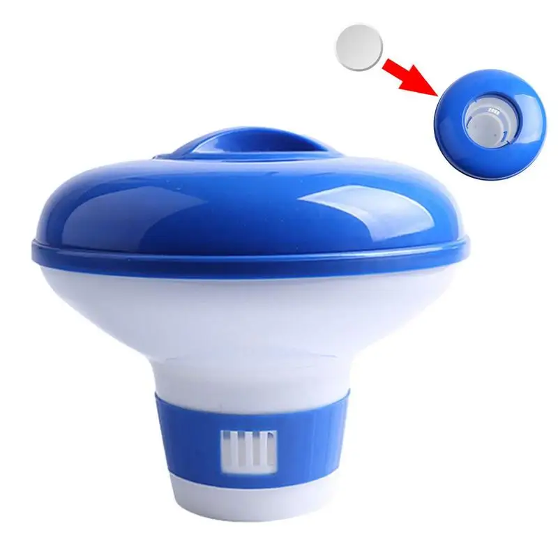 

1pc Pool Floating Sterilizer Dispenser Offers Strong Chlorine Dispenser Swimming Pools Supplies