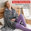 USB Electric Blanket Heater 3 Heating Levels Fleece Coral Velvet Quickly Heating Pad Cape Portable Heater 1