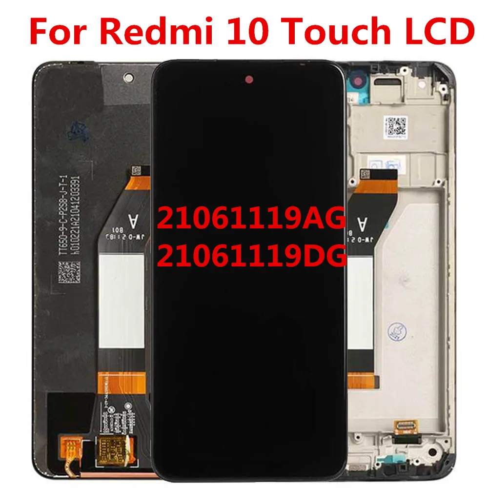 

Оригинальный Новый ЖК-дисплей 6,5 дюйма для Xiaomi Redmi 10 Prime, сенсорная панель, дигитайзер для Redmi10 Redmi 10, ЖК-рамка в сборе