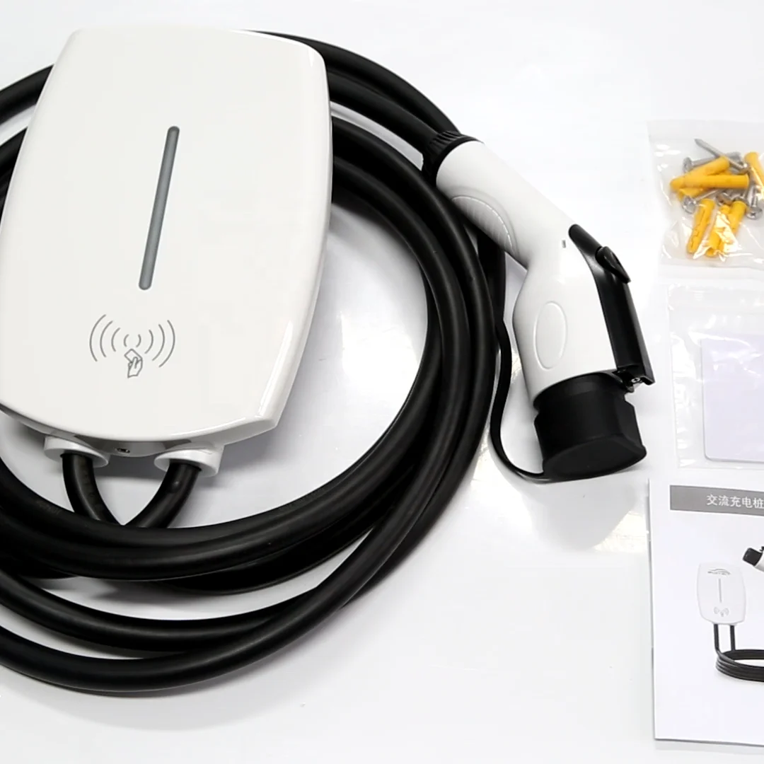 32Amp 7Kw Ac Ev Charger Type2 Veicolo Wallbox Home Ev Wallbox Charging Caricabatteria Rapido Per Auto Elettrica