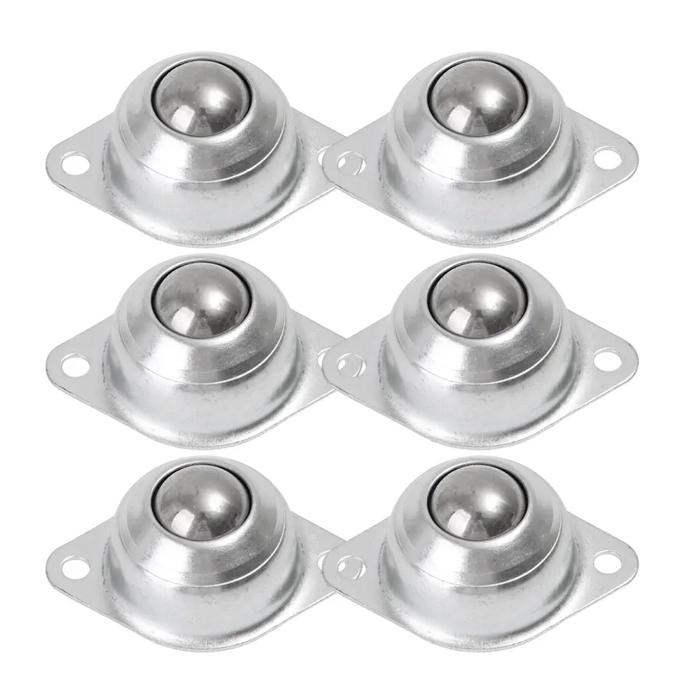 Galvanized Swivel Ball Caster Wheel Universal Round Wheel for Machinery Trolleys Furniture Hardware Assembly Line Skate Wheels image 9