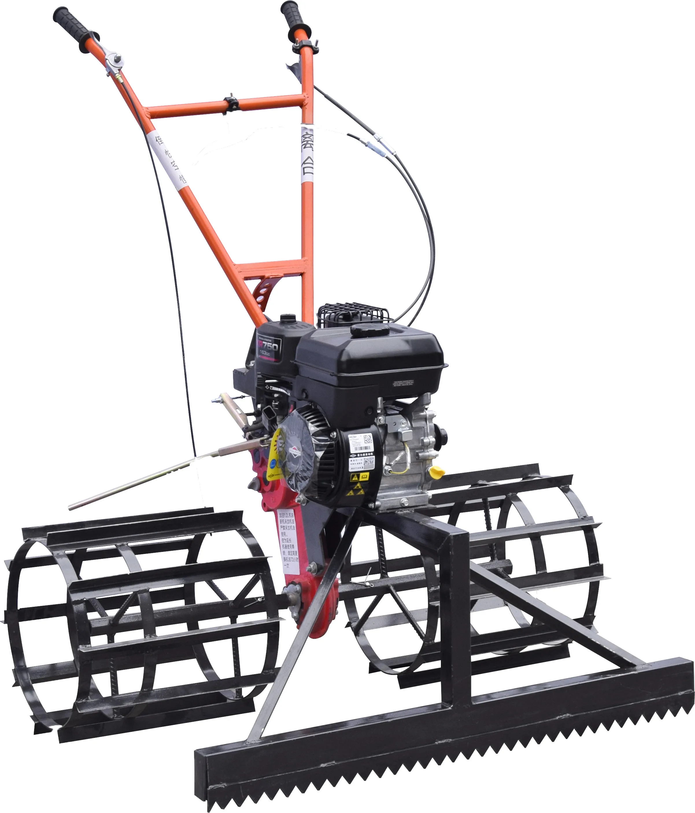 Factory Hand-pushed Concrete Paver Workshop Floor Grubbing Machine Movable Concrete Paving Machinery