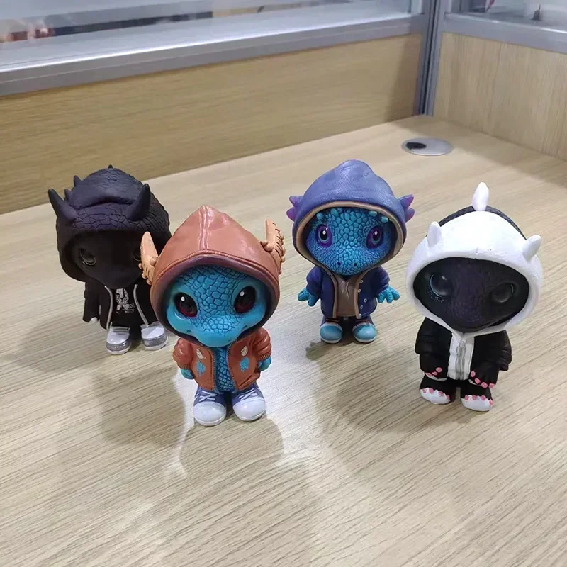 Statue Of Baby Dragon Handmake Resin Dinosaur Figurines Car Decoration Resin Crafts For Home Office Desktop Decor Birthday Gift