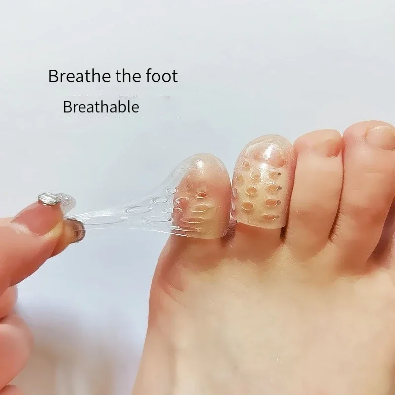 ToeProtectorSoftSiliconeBreathableFootCornsBlistersToeCap