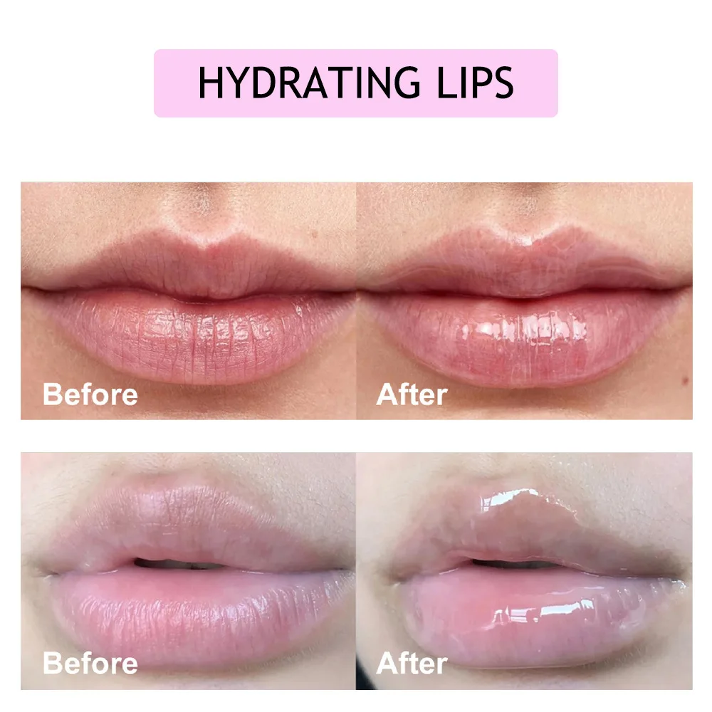 Strawberry Shape Moisturizing Lipstick Lip Plumper Fade Lip Line Fruit Flavor Gloss Fruit Flavored Repair Dead Skin Balm lip balm lip makeup lip plumper