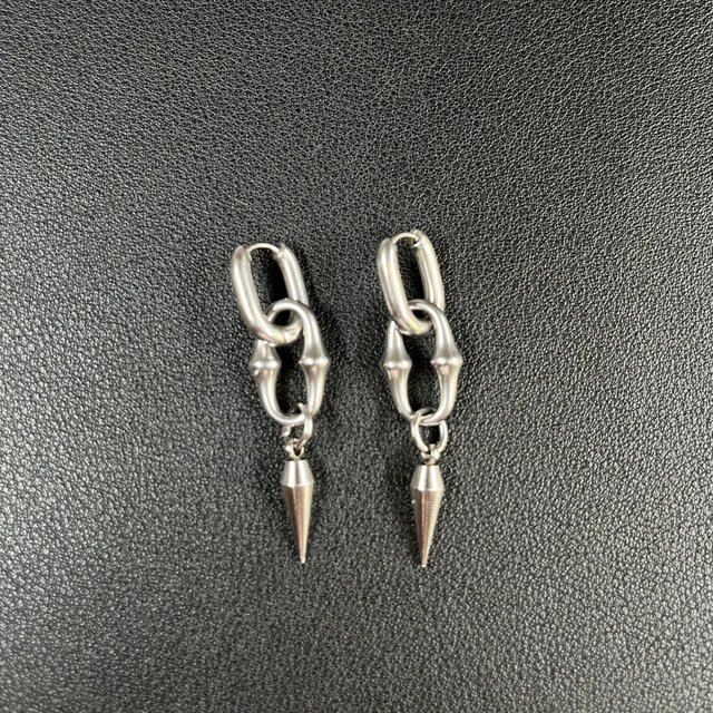 Boucles d'oreilles Punk Grunge Rock à rivets, chaîne, Cool, mode géométrique, goutte d'eau, gothique, breloque esthétique, bijoux, accessoires Hip Hop