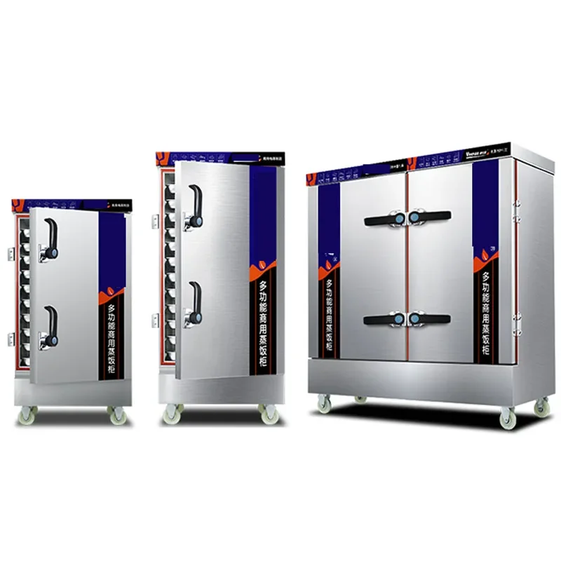 Rice Steamer Steaming Cabinet 4 Trays 6 Trays 8 Fully Automatic Rice Steaming Box 12 Commercial Electric / Gas Steamer