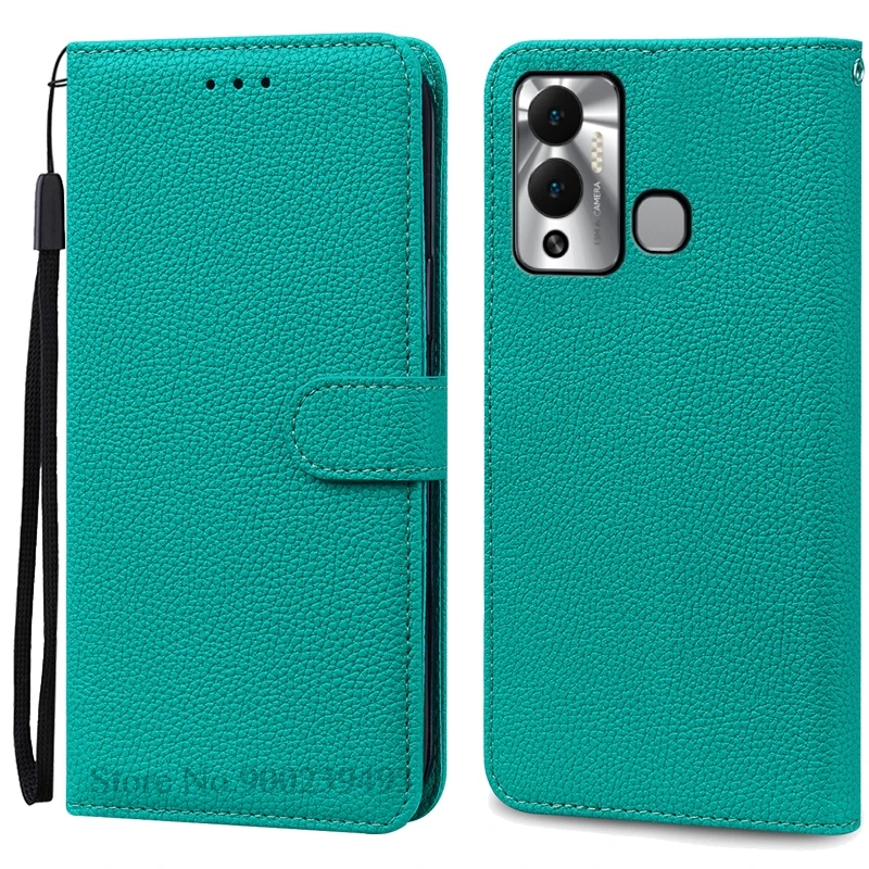 Leather Wallet Flip Case - Premium Protective Cover with Card Holder Slots