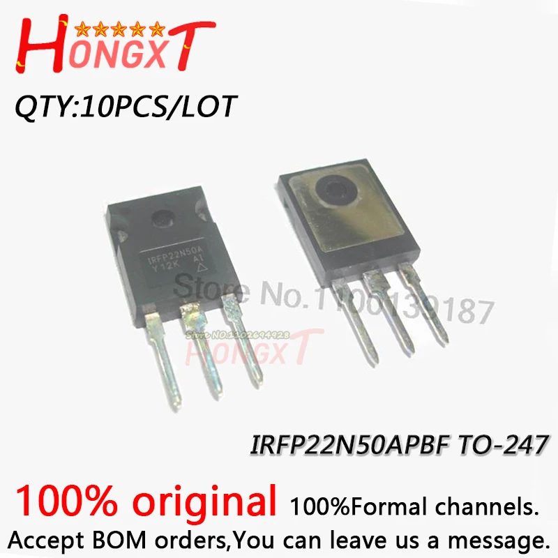 

10PCS NEW IRFP22N50A IRFP22N50APBF TO-247 field-effect transistor 22A500V