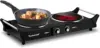 1800W Double Infrared Ceramic Electric Stove for Cooking, Dual Control Cooktop Burners Compatible for All Cookwares 1