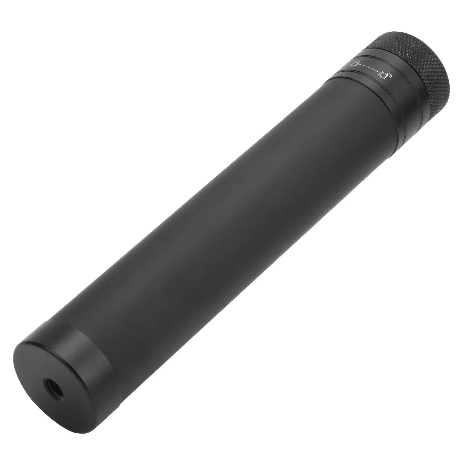 Aluminium Alloy 6 Sections Telescopic Triaxial Stabilizer Extension Rod Handheld 1/4 Inch Screw Portable Lengthen Selfie Stick