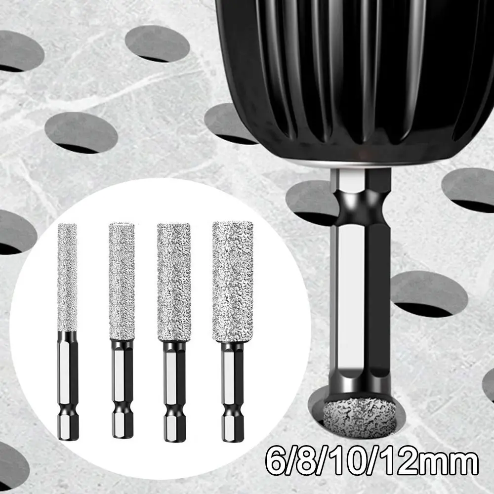 Diamond Drill Bit with Hex Shank for Ceramic and Granite - Ideal for Drilling and Grinding