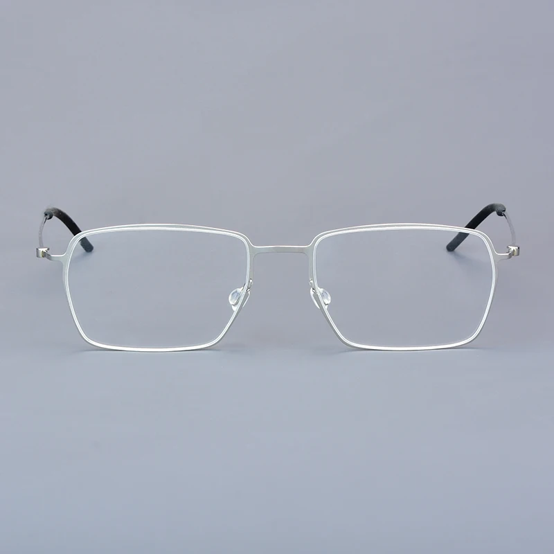 Dänemark Männer Rechteck Brille Rahmen Business Ultraleicht Dünne Titan Brillen Mode Einfache Design 5509 Myopie Brillen Gafas – Detail 20