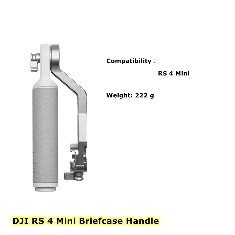 Détail des connecteurs de la poignée mallette électronique pour stabilisateurs DJI Ronin RS5, RS4 Mini, RS4 Pro, RS3 Pro.