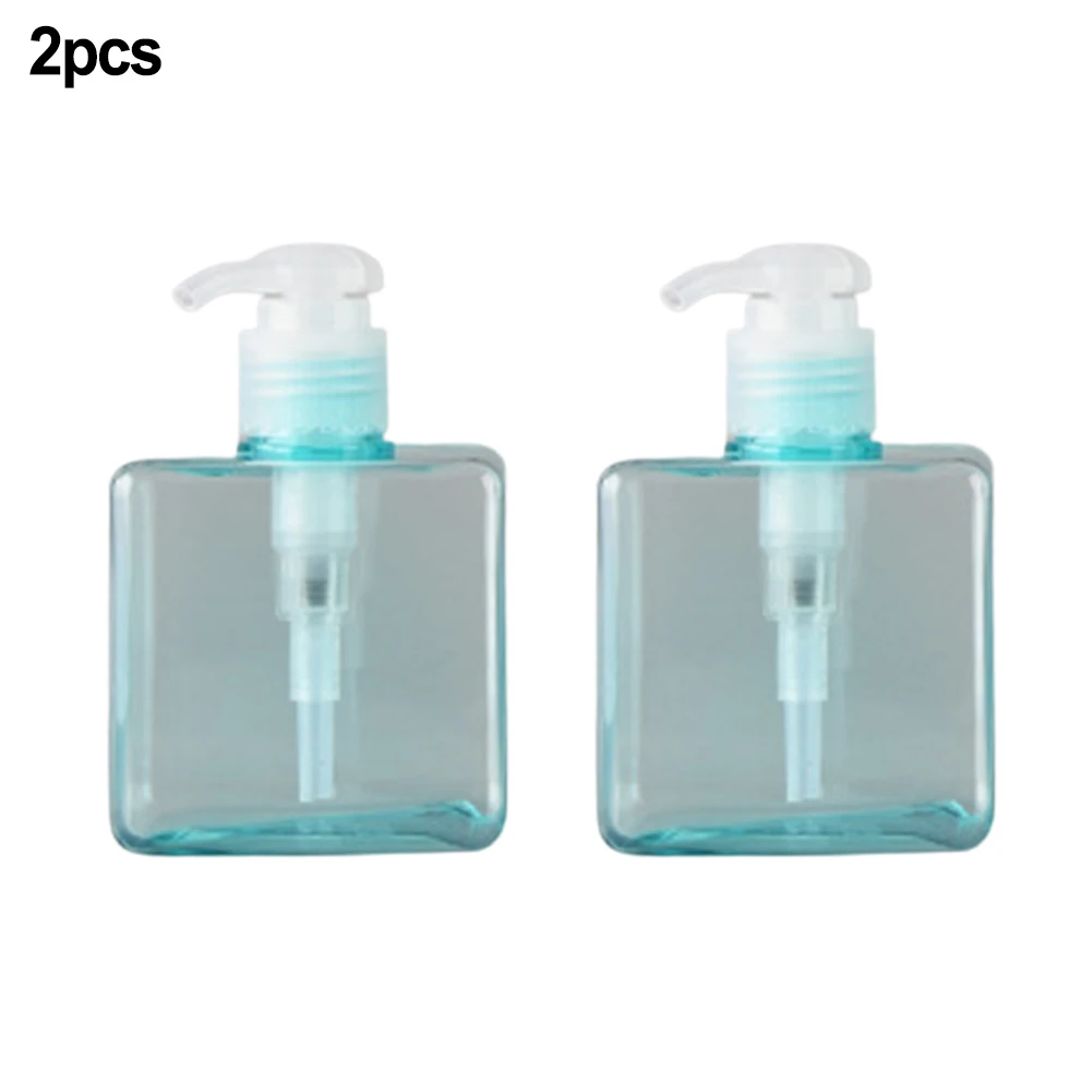 2PCS 250ml 비누 디스펜서 병 샴푸 샤워 젤 병 스퀘어 병 디스펜서, 비누 로션 샤워 젤 액체 비누 디스펜서