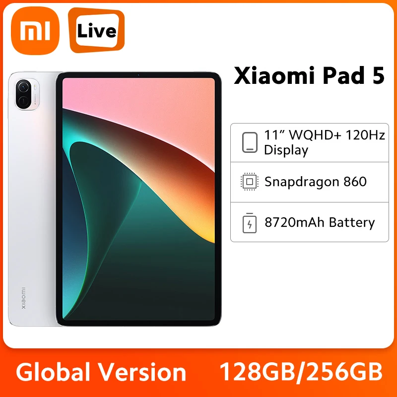 Global Version Xiaomi Pad 5 6GB RAM 256GB ROM /128GB ROM