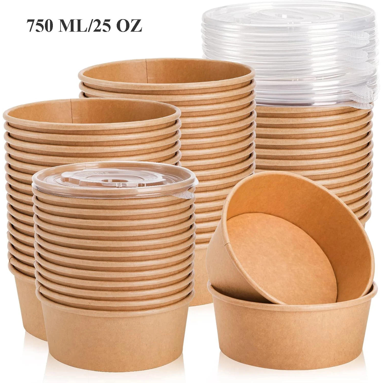 Set De 3 Tazones Rojos De Plástico Sin BPA | 20 Oz Cada Uno | Ideales Para Sopa, Cereal O Ensalada