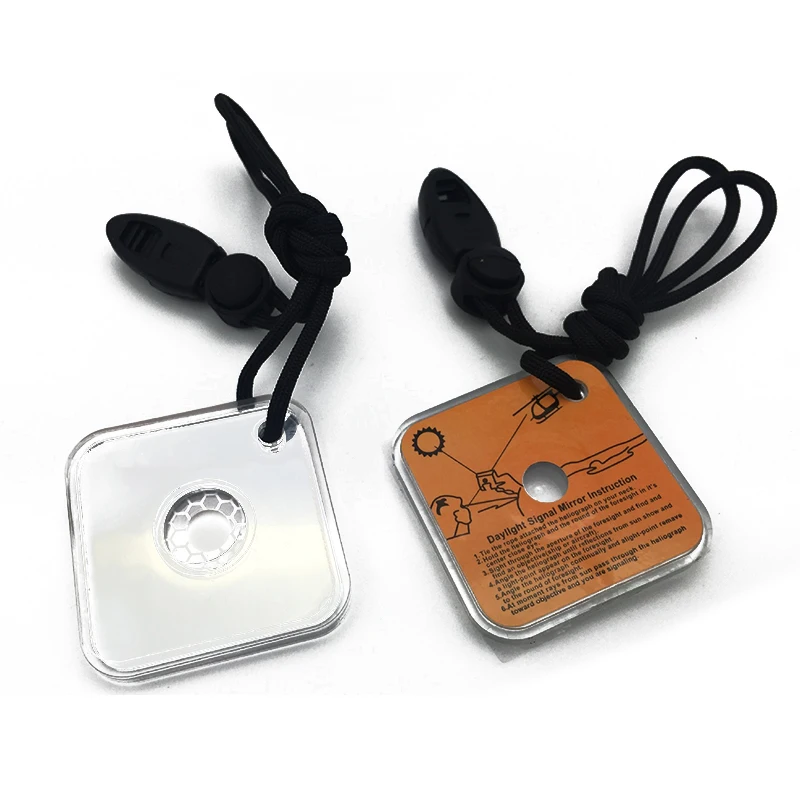 Survival Signal Light Outdoor Emergency Survival Reflective Signal Mirror Adventure Mirror Outdoor Supply