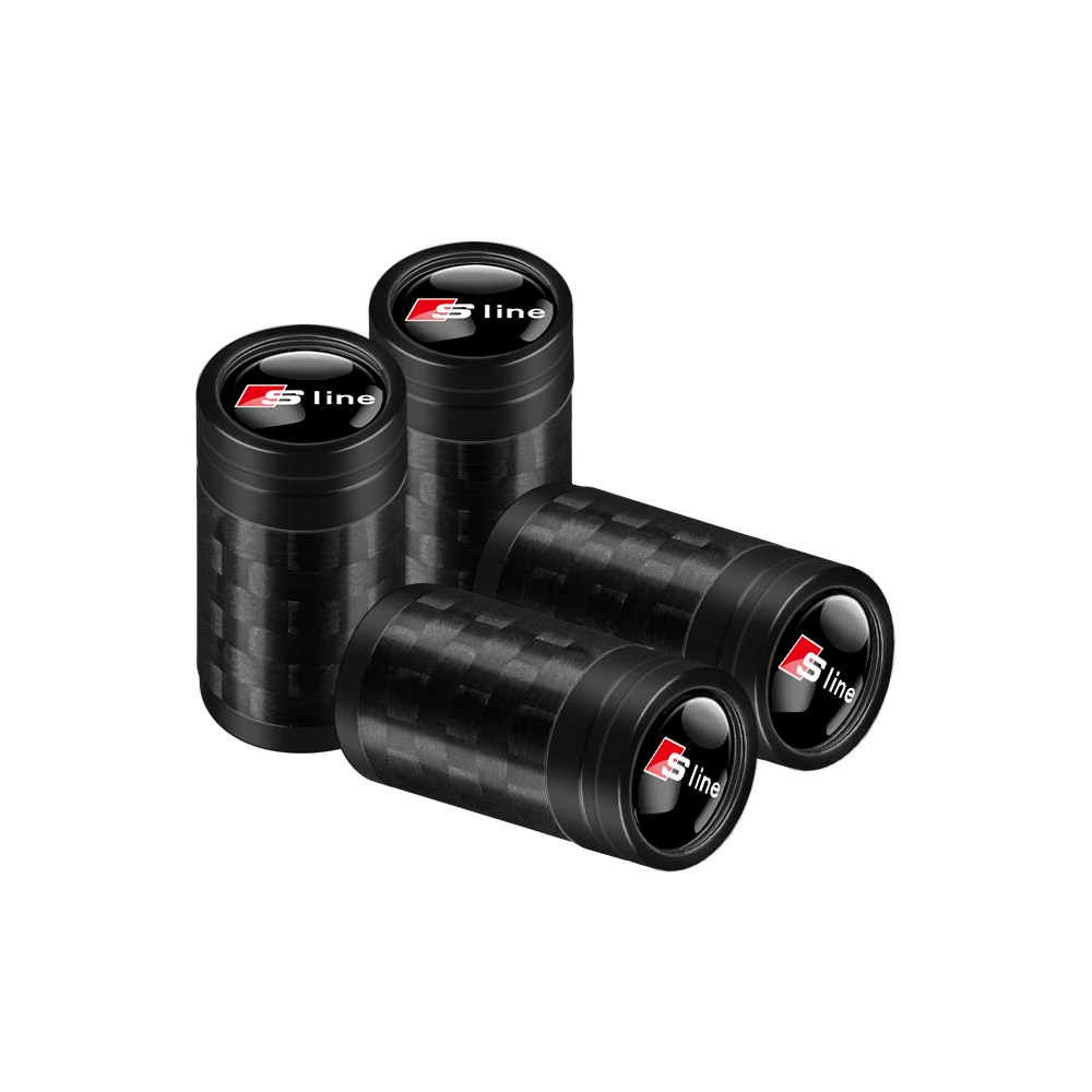 Enhanced Car Tire Valve Cover Set - Pack of 4 Luxury Design Wheel Air Stem Caps