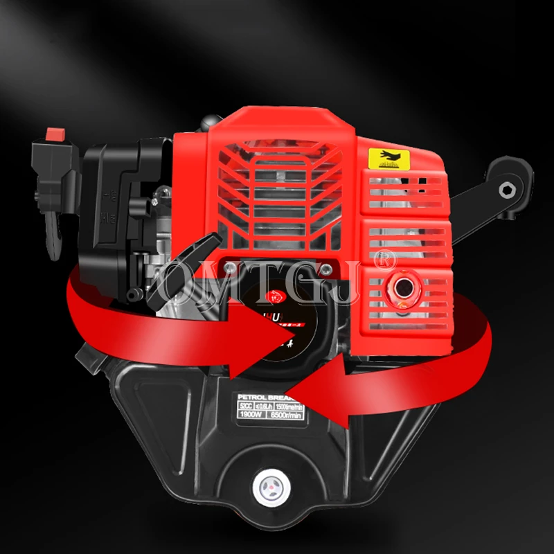 Gasoline Pick Tree Digging Machine Two stroke Tree Digging Machine Seedling Lifter Root Cut Excavate Trenching Lifter gas powered earth auger