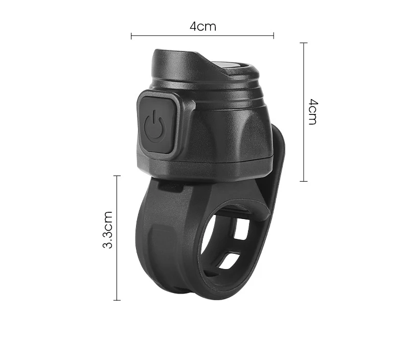 Description Picture 3 of itemWest Biking Electric Bike Bell USB Rechargable Warning Horn 6 Sound Mode Handlebar Bicycle Ring High Decibel Bike Accessories