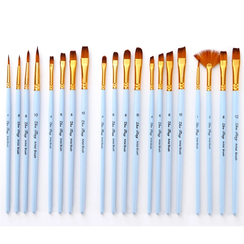 Set of 4 Professional Artist Paint Brush, Painting Brushes Kit for Kids, Adults, Professionals Art Supplies- Great for Acrylic set of 10 professional artist paint brush painting brushes kit for kids adults professionals art supplies great for acrylic