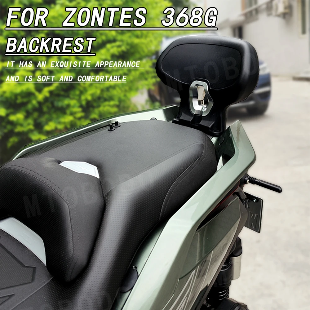 Portaequipajes Trasero De Acero Para Zontes 368G - Soporte Resistente Para Moto, Fácil De Montar