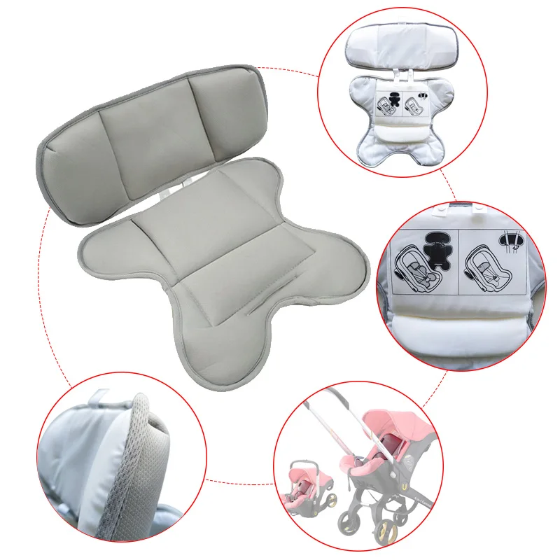 

Infant Sleeping Basket Cushion Stroller Mat With Pillow Well Compatible Similar Baby Pushchair Car Seat Basket Accessories