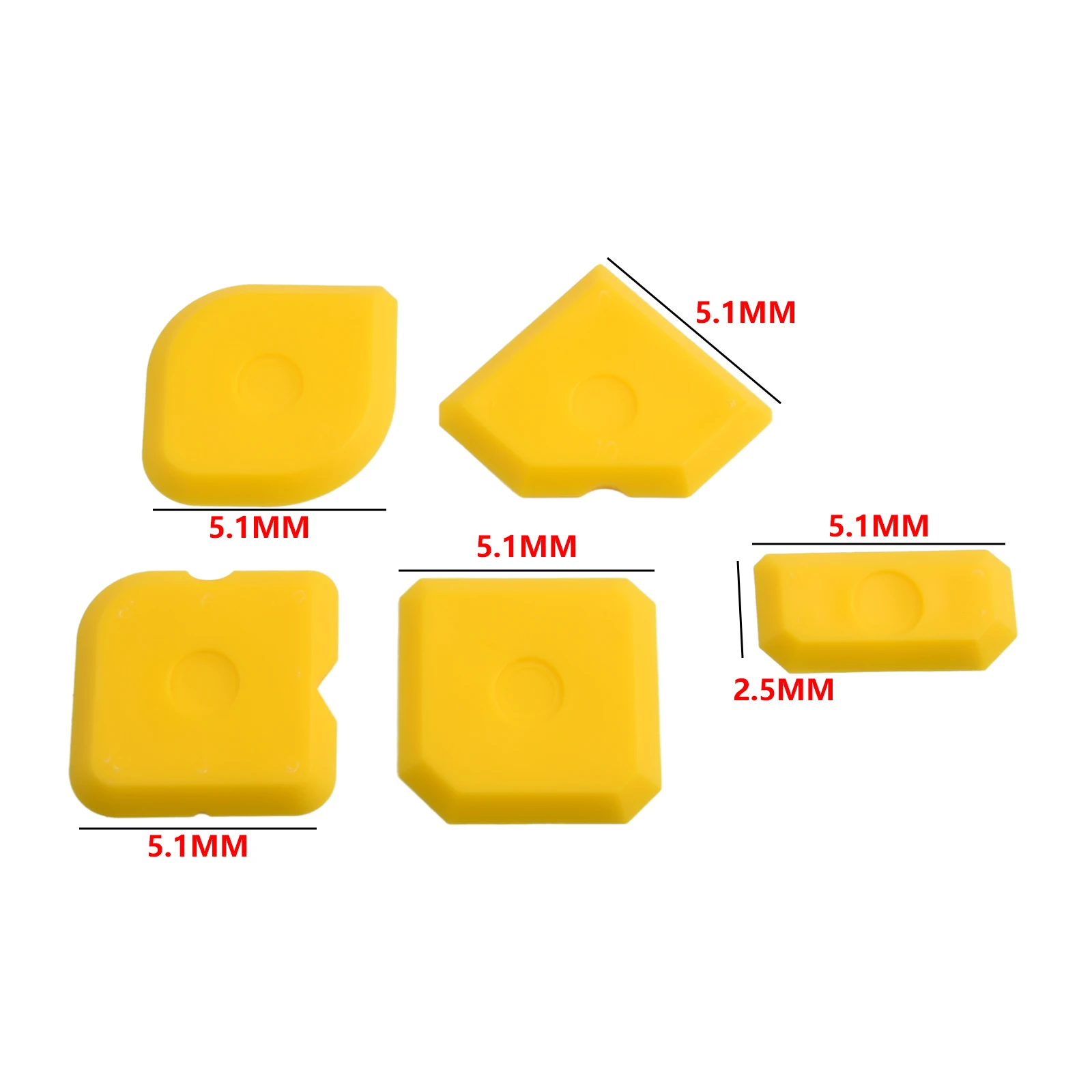 

Durable Caulk Tools Applying Grout Scraper Tool Divisible Glass Plastic Scraper Rubber Sheet Sealing Sewing Tool