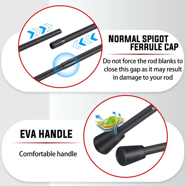 Sougayilang Carbon Fiber Fishing Rod 4