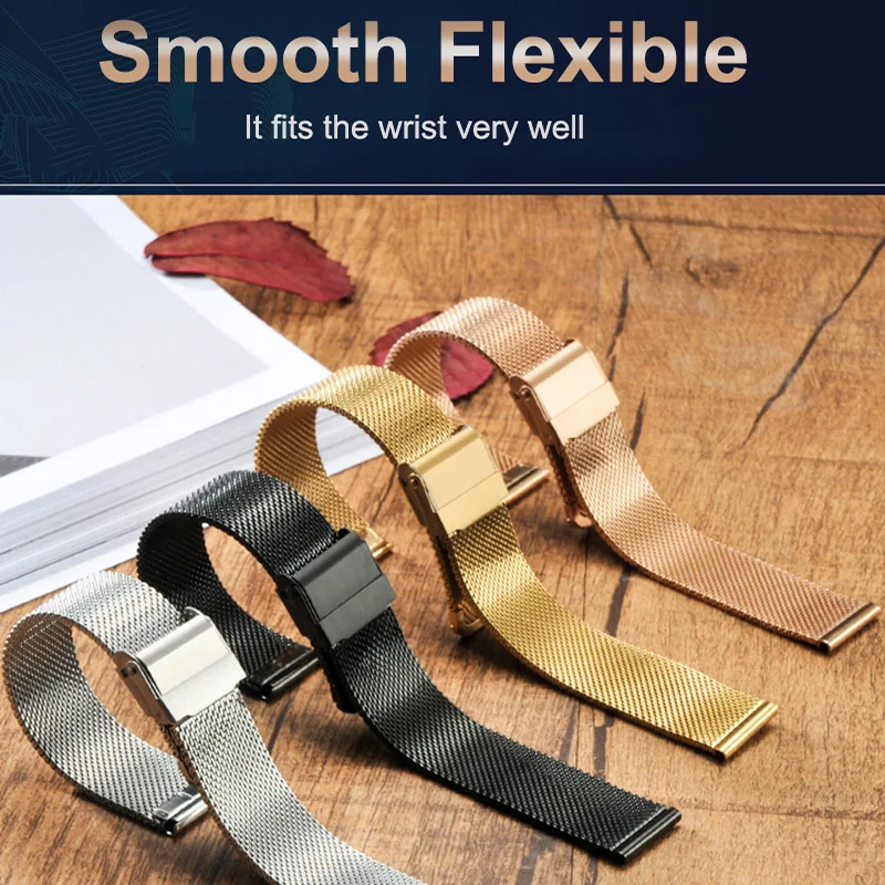 Enhanced Metal Strap with Case and Screen Protector for Active Bands and Lite Watchbands Bracelet