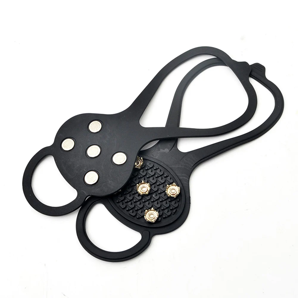 (Children's size S) Anti-slip Crampon Shoe Covers Snow Claw Nail Chain Shoe Chain Suitable for 30-34 Shoe Sizes