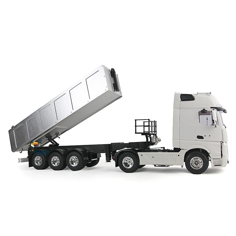 TOUCAN 2Axles 1/14 RC Tractor Truck Dump Tipper Trailer Remote Control Car Construction Vehicle Toy for Adults THZH0371 3