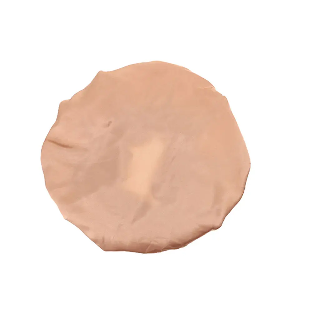 다용도 새틴 보닛 헤어 케어 여성용 탄성 수면 모자 편안한 헤어 보호 샤워 목욕용